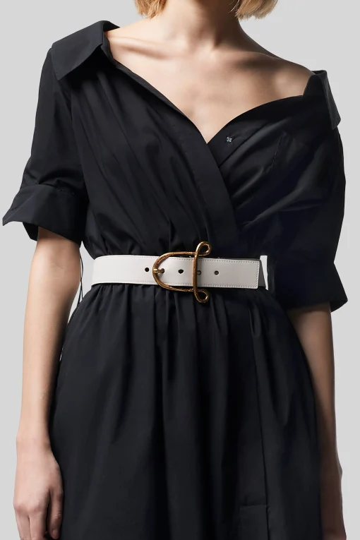 Exclusives|Exclusives-Altuzarra 'A' Belt Ivory