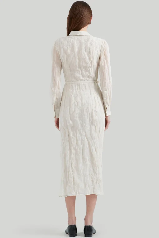 Dresses|Elegant Eveningwear-Altuzarra 'Agnes' Dress Sparrow w/ Embellishment