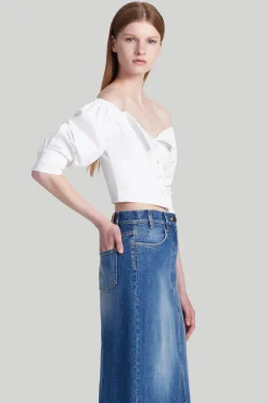 Tops|FEATURED-Altuzarra 'Hailey' Top Optic White