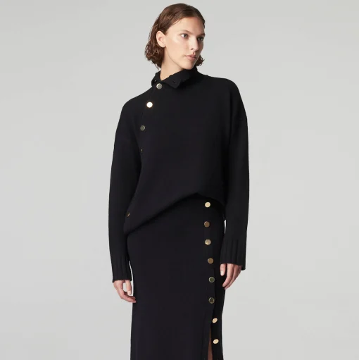 Knitwear|Tops-Altuzarra 'Kit' Sweater Black
