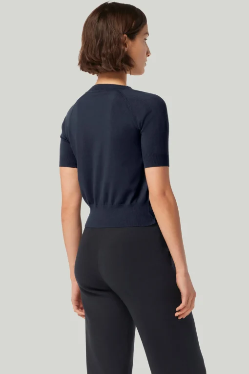 Knitwear|Tops-Altuzarra 'Mini' Minamoto Sweater Berry Blue