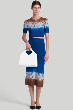 Knitwear|Skirts-Altuzarra 'Morse' Skirt Ultramarine Line Shibor