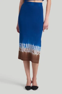 Knitwear|Skirts-Altuzarra 'Morse' Skirt Ultramarine Line Shibor