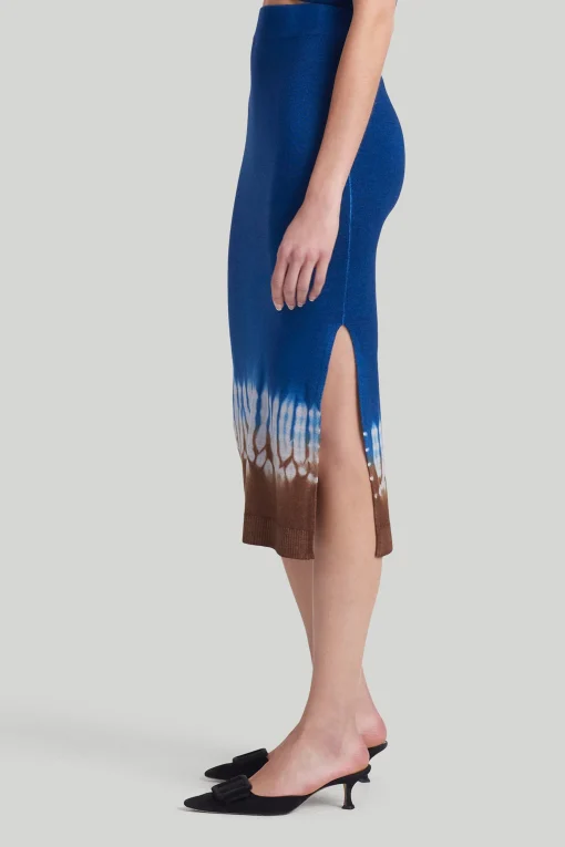 Knitwear|Skirts-Altuzarra 'Morse' Skirt Ultramarine Line Shibor