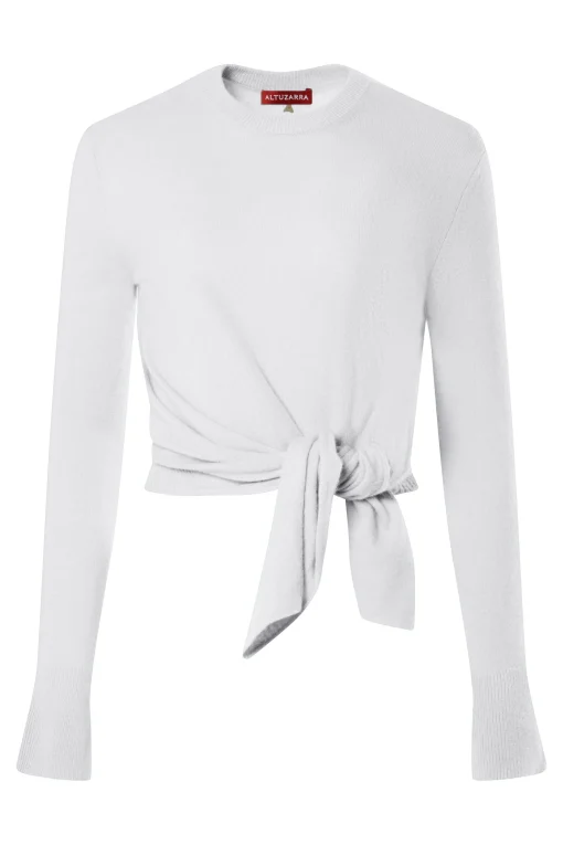Knitwear|Tops-Altuzarra 'Nalini' Sweater Ivory