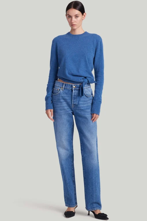 Knitwear|Tops-Altuzarra 'Nalini' Sweater Denim Blue