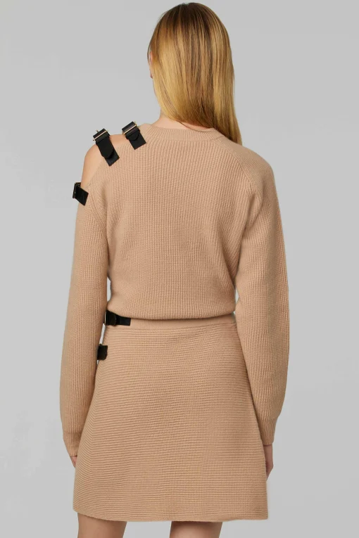 Knitwear|Tops-Altuzarra 'Ness' Sweater Cappuccino