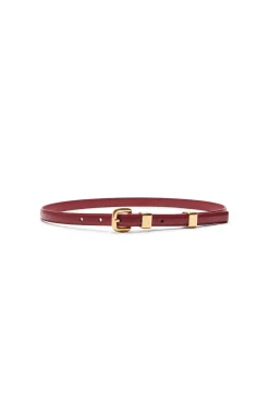 Elegant Eveningwear|Elegant Eveningwear-Altuzarra 'Skinny' Belt Deep Garnet