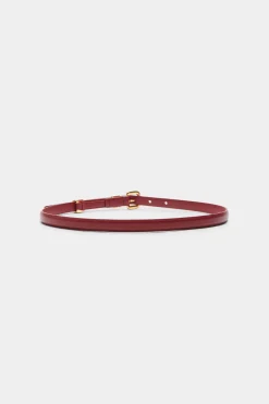 Elegant Eveningwear|Elegant Eveningwear-Altuzarra 'Skinny' Belt Deep Garnet