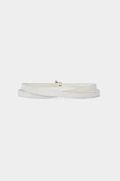 Belts-Altuzarra Small 'A' Belt Ivory