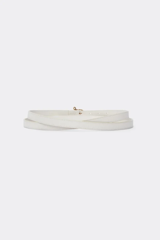 Belts-Altuzarra Small 'A' Belt Ivory