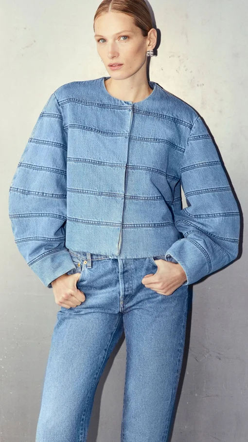Jackets|FEATURED-Altuzarra 'Turner' Jacket Washed Indigo